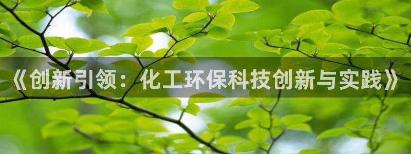 亿万剪辑:《创新引领:化工环保科技创新与实践》